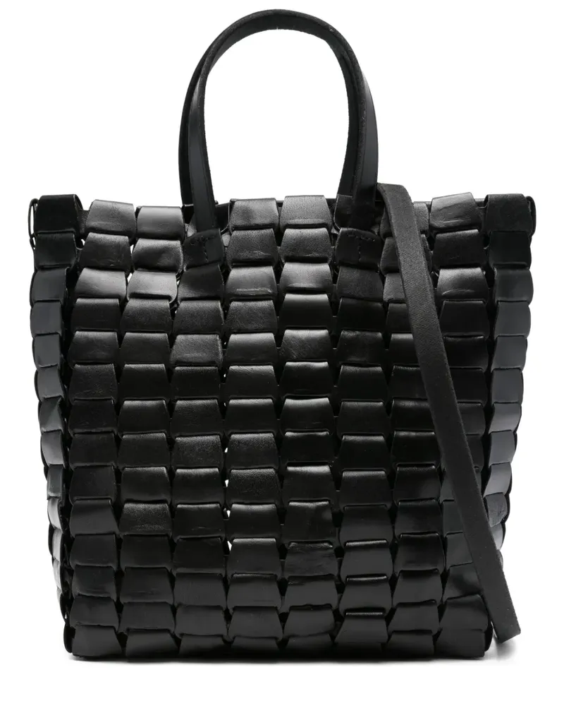 Dragon Diffusion Gewebte Handtasche - Schwarz Schwarz