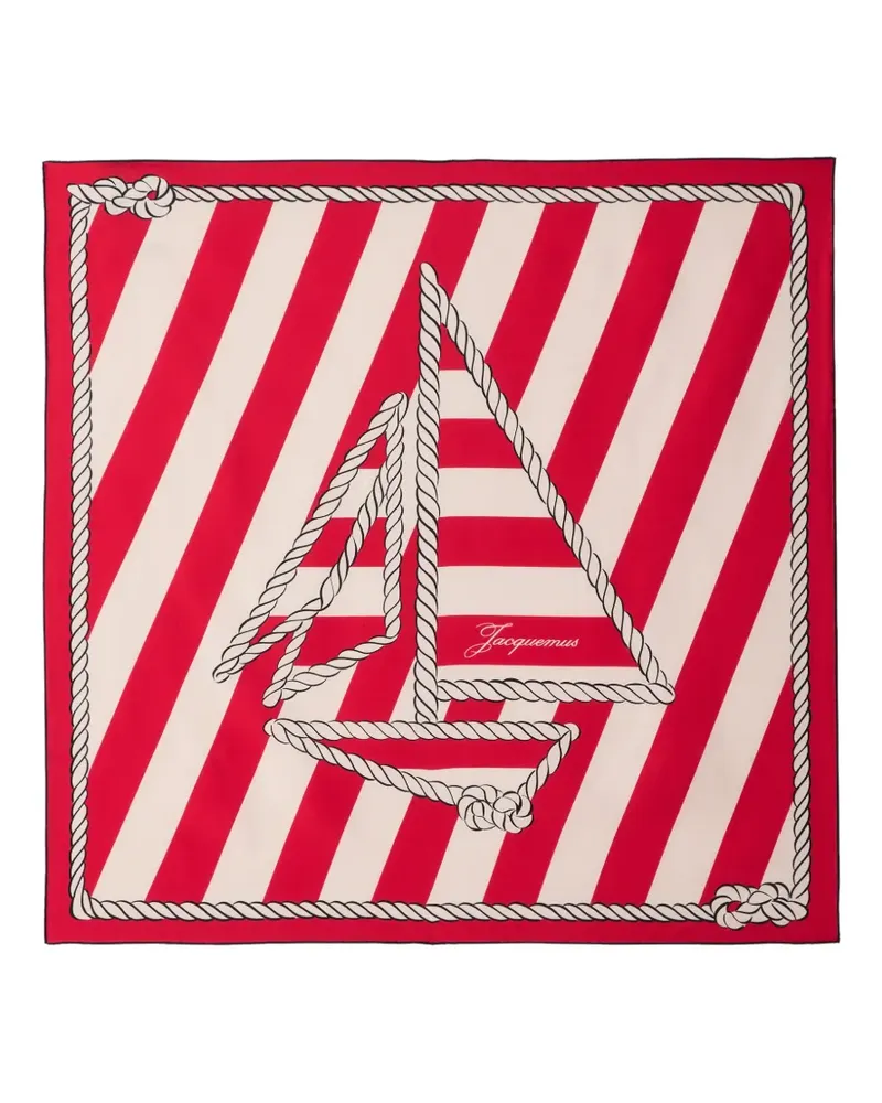 Jacquemus Bateau Corde scarf - Rot Rot