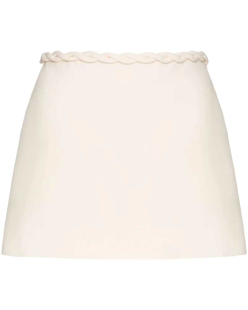 Valentino Garavani Crepe Couture Minirock - Weiß Weiß