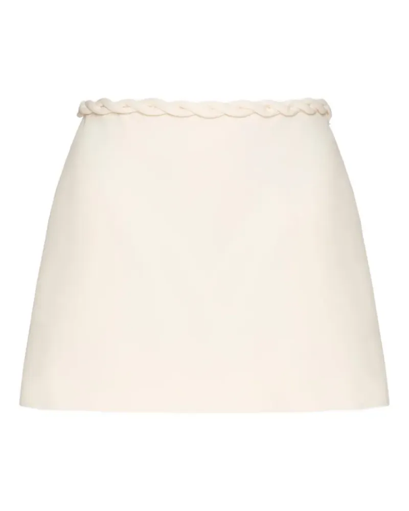Valentino Garavani Crepe Couture Minirock - Weiß Weiß