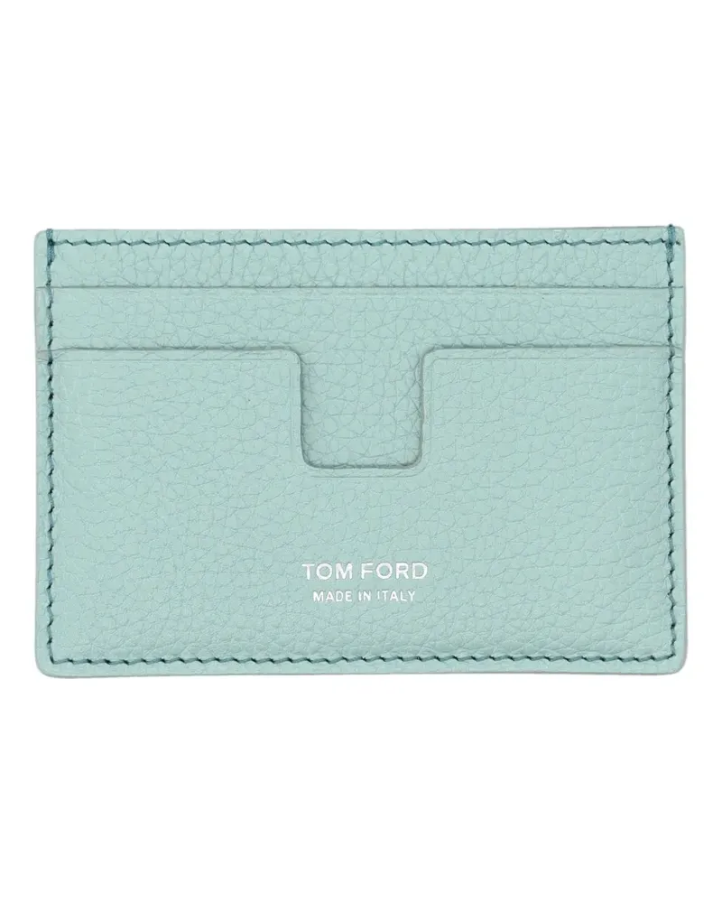 Tom Ford Portemonnaie mit Logo-Print - Blau Blau