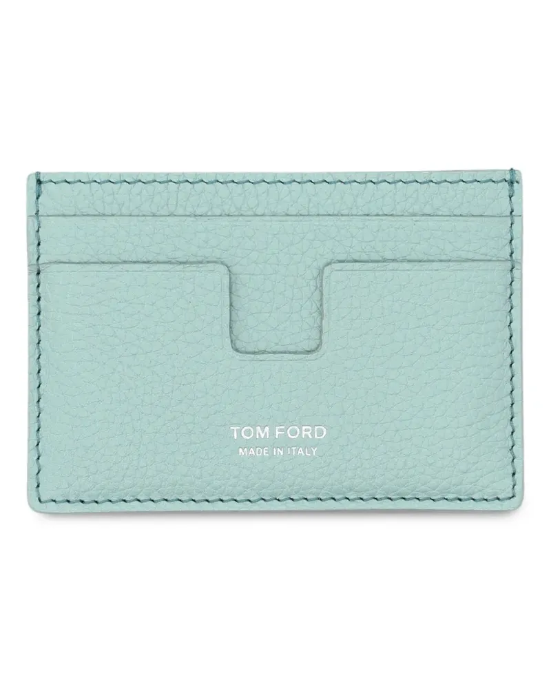 Tom Ford Portemonnaie mit Logo-Print - Blau Blau