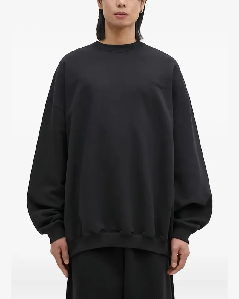 VETEMENTS Besticktes Sweatshirt - Schwarz Schwarz