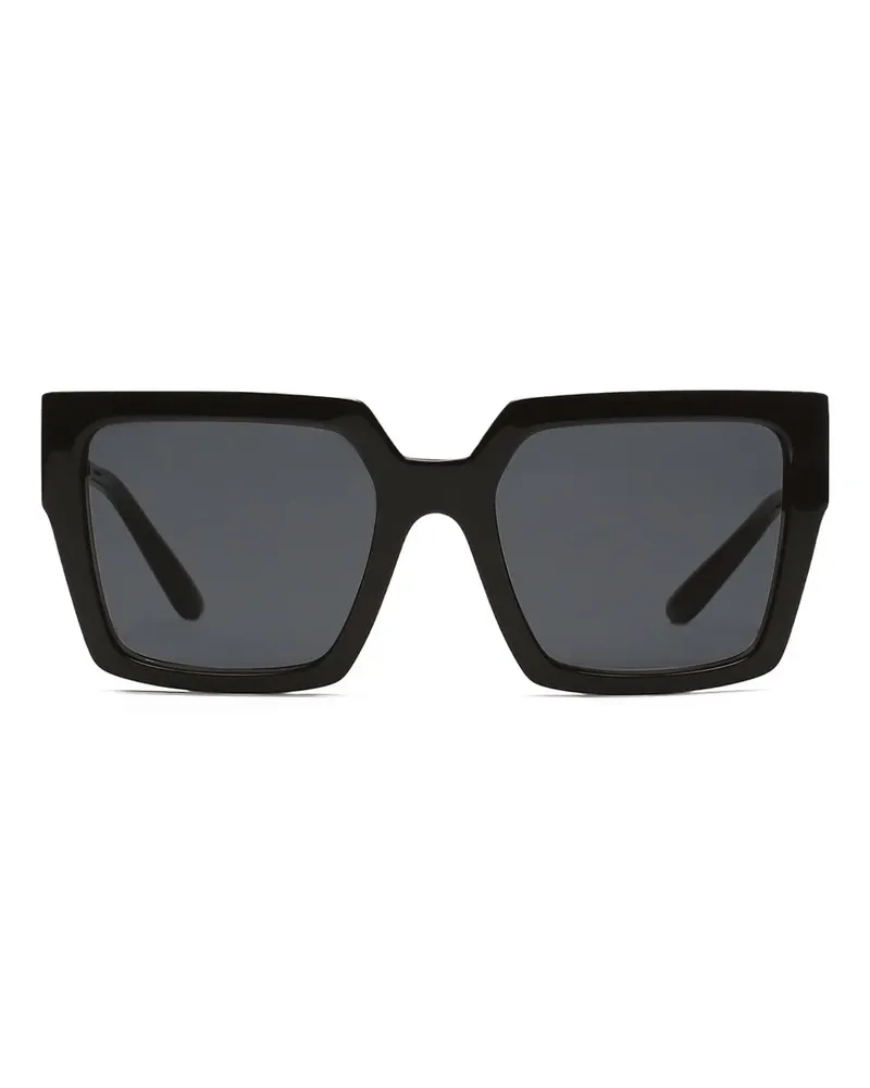 Dolce & Gabbana Eckige Sonnenbrille - Schwarz Schwarz