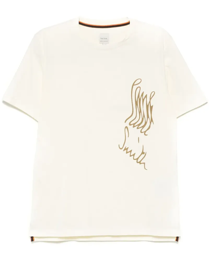Paul Smith T-Shirt mit Logo-Print - Nude Nude