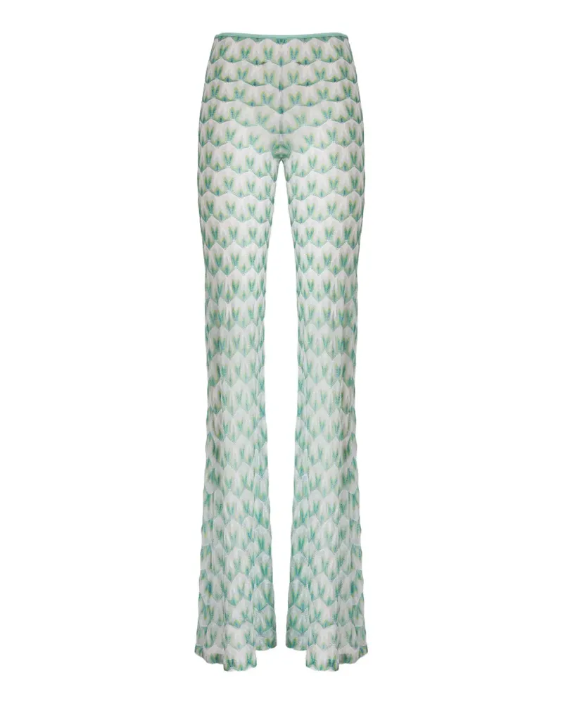 Missoni Strandhose mit abstraktem Print - Weiß Weiß
