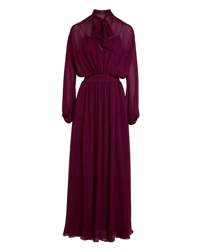 Giambattista Valli Maxikleid mit Schleifenkragen - Violett Violett