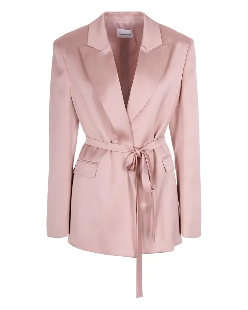 ANDAMANE tie-waist jacket - Rosa Rosa