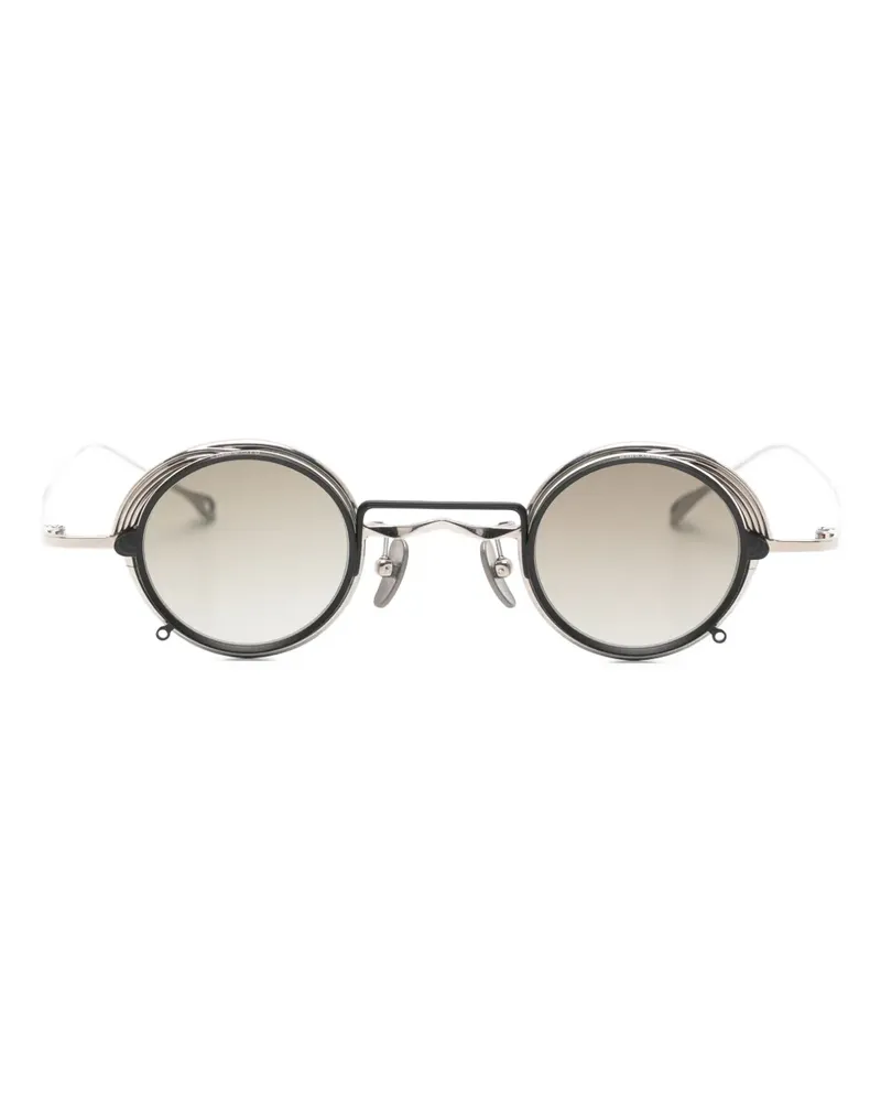 RIGARDS x Ziggy Chen runde Sonnenbrille - Silber Silber