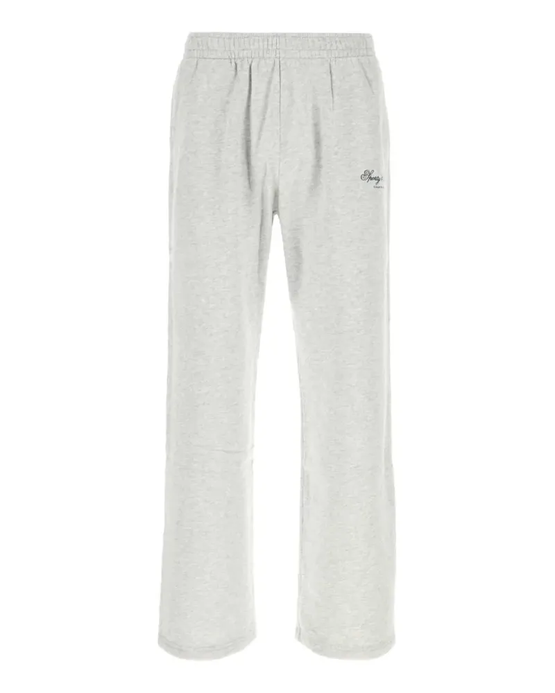 SPORTY & RICH Blakely Club Jogginghose mit Logo-Print - Grau Grau