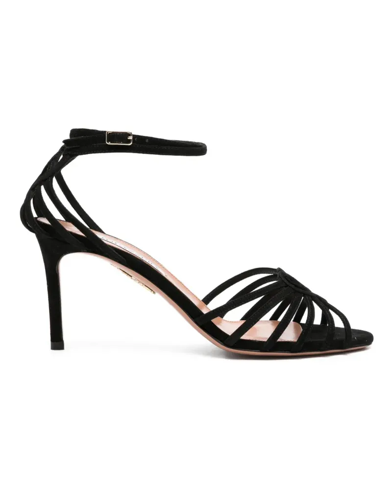 Aquazzura Sandalen mit Riemchen - Schwarz Schwarz