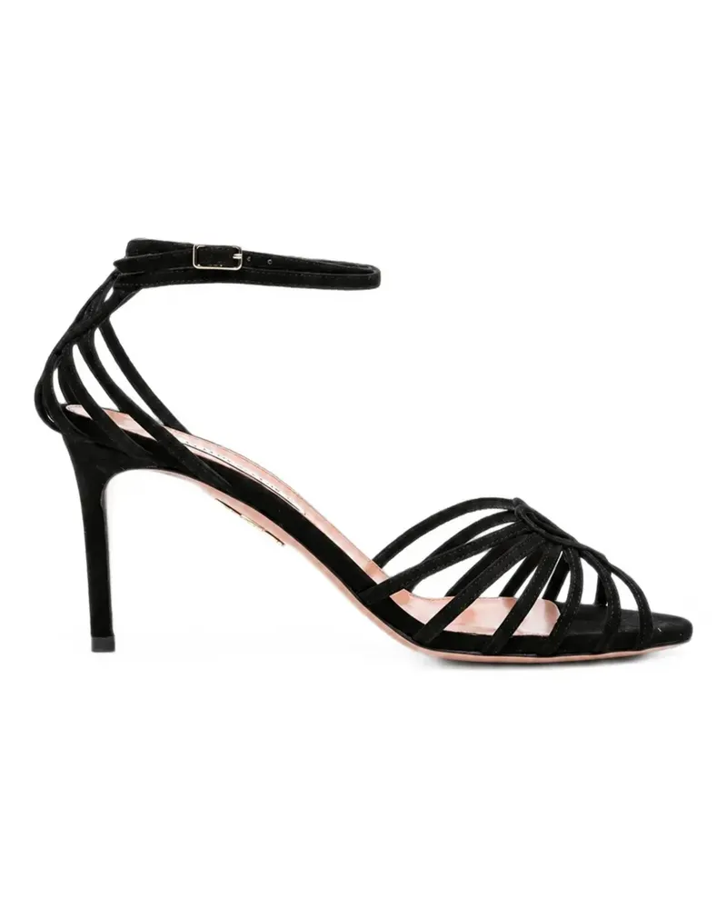 Aquazzura Sandalen mit Riemchen - Schwarz Schwarz