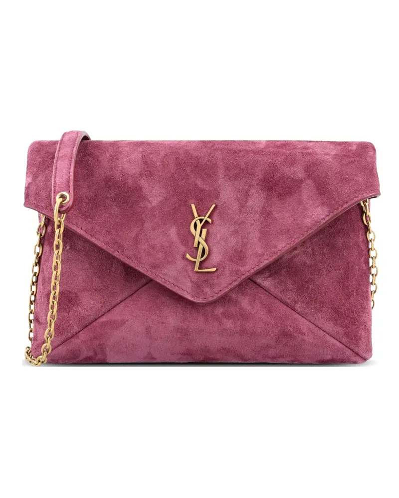 Saint Laurent small Cassandre chain shoulder bag - Rosa Rosa