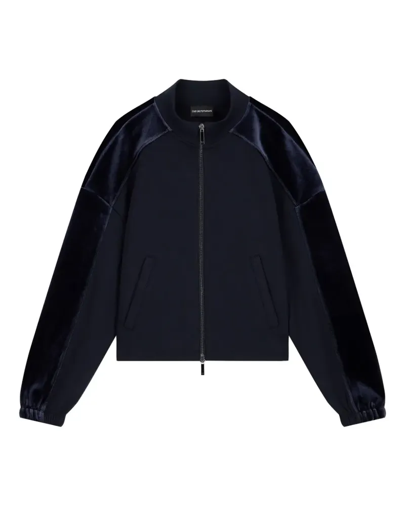 Emporio Armani Jacke mit Reißverschluss - Schwarz Schwarz