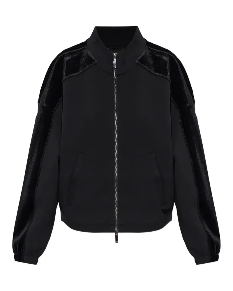 Emporio Armani zip-up jacket - Schwarz Schwarz