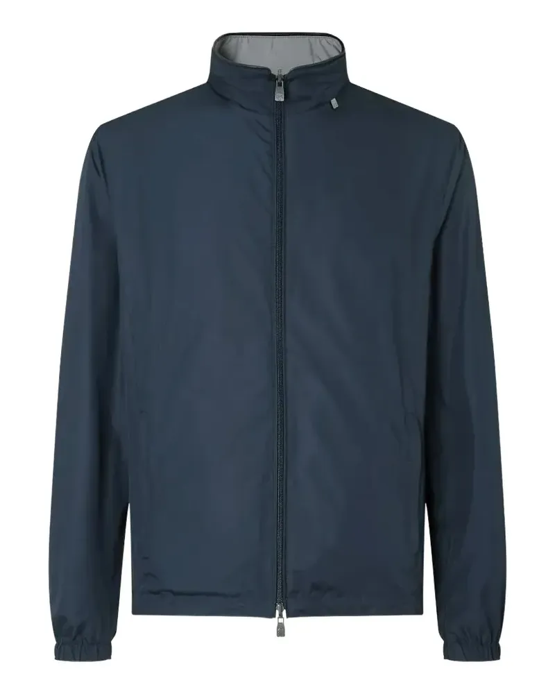Corneliani reversible high-neck jacket - Blau Blau