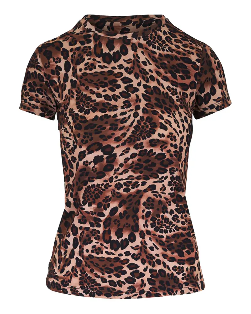 L'Agence Oberteil mit Print - Braun Braun