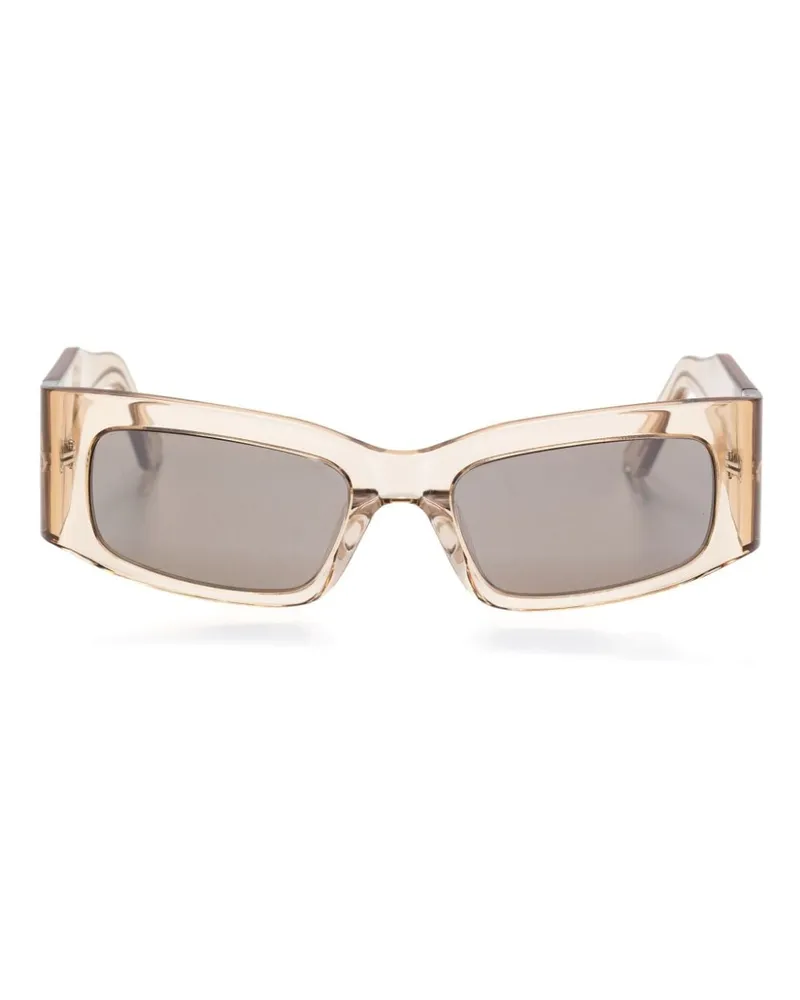 Balenciaga rectangle-frame sunglasses Nude