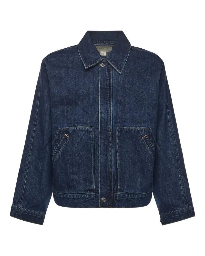 Calvin Klein button cotton denim jacket - Blau Blau
