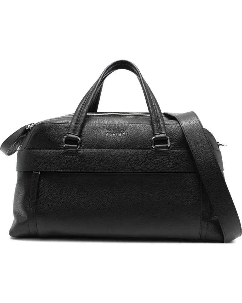 Orciani Reisetasche mit Henkel - Schwarz Schwarz