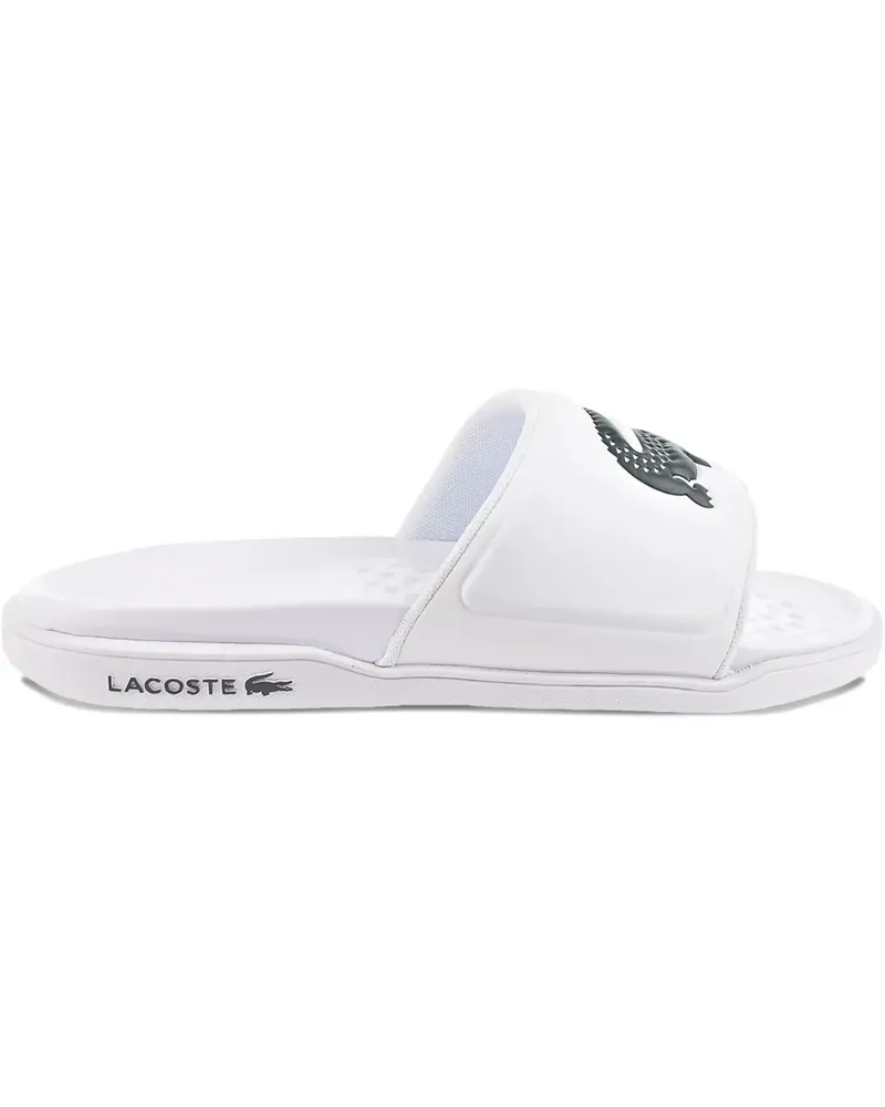Lacoste Croco Dualiste Pantoletten - Weiß Weiß