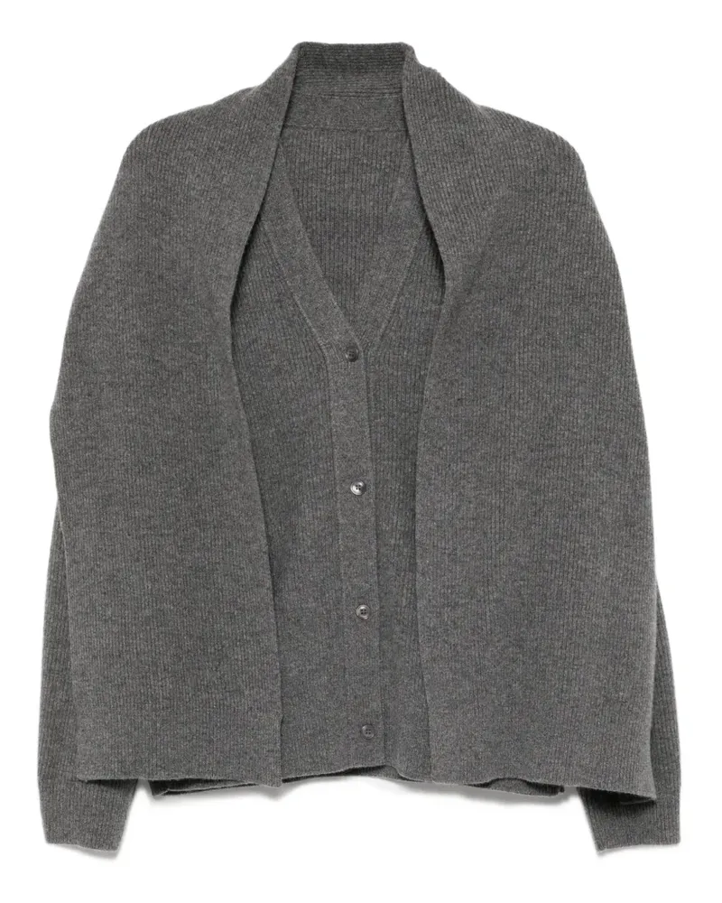 JNBY Klassischer Cardigan - Grau Grau