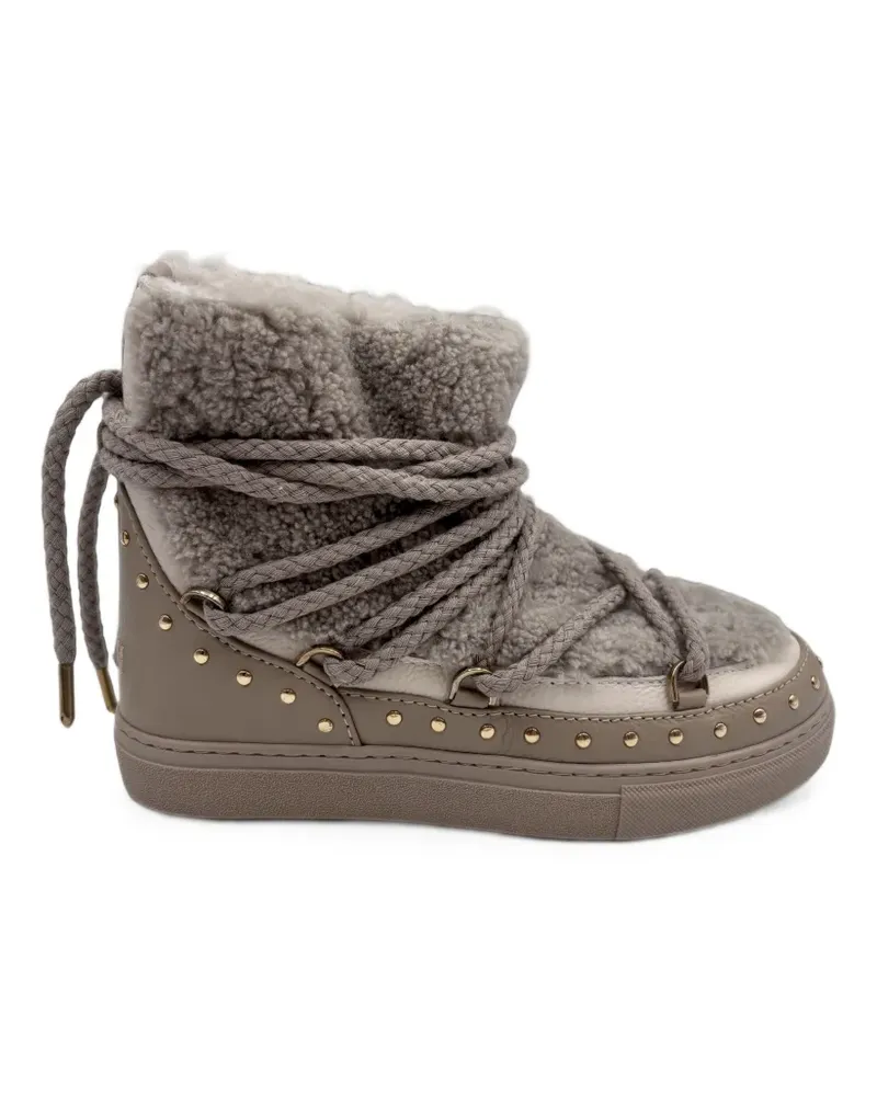 INUIKII Curly Rock ankle boots - Nude Nude
