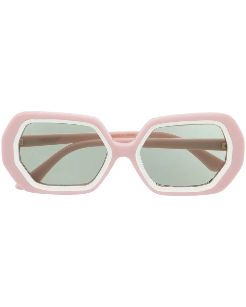 Undercover Sonnenbrille mit Oversized-Gestell Rosa