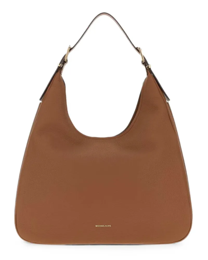 Michael Kors large Nolita grained leather shoulder bag - Nude Nude