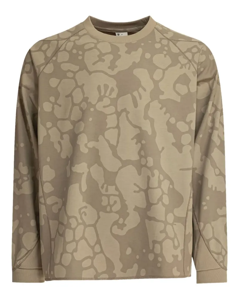 Goldwin Sweatshirt mit abstraktem Print - Nude Nude