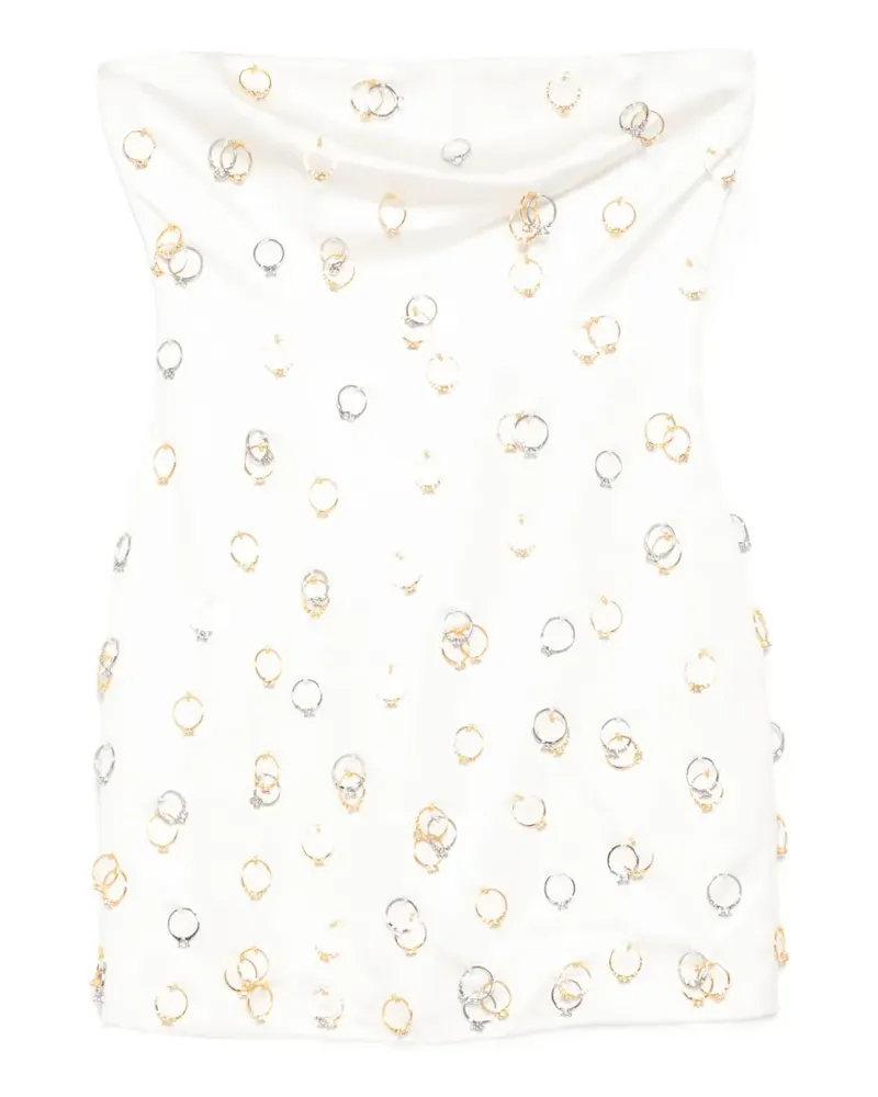 Cynthia Rowley Acquire A Ring mini dress - Weiß Weiß