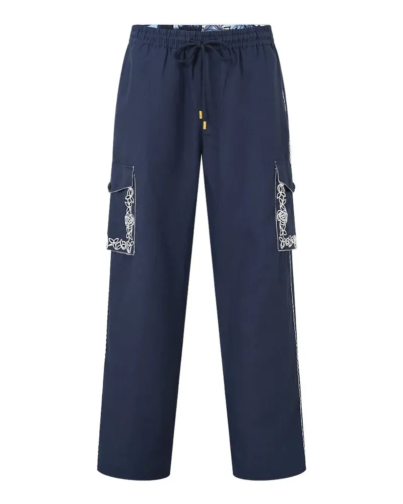 Camilla A tiled wonderland trousers - Blau Blau