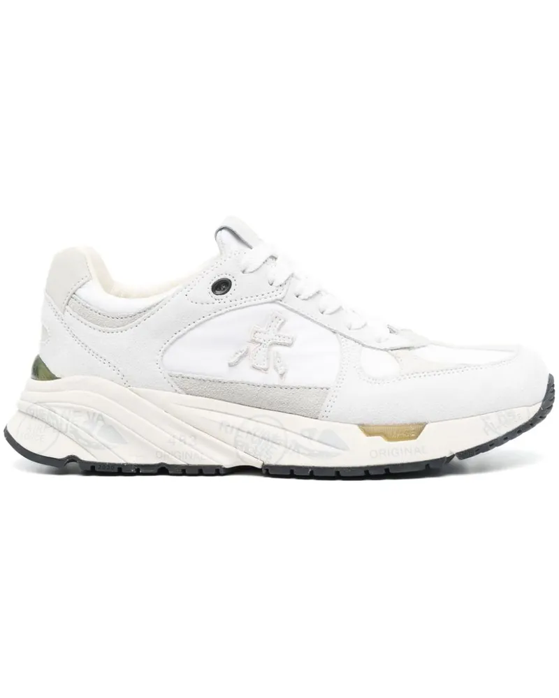 Premiata Mased Sneakers mit Kontrasteinsätzen - Nude Nude