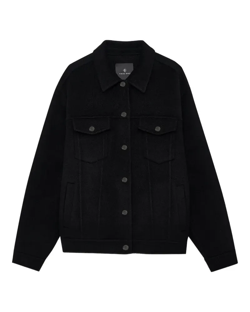 Anine Bing Rory Wolljacke - Schwarz Schwarz