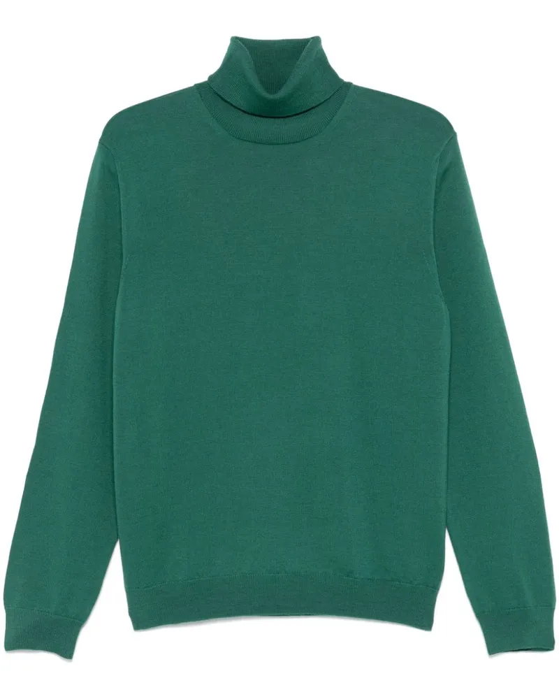 Zanone Klassischer Pullover - Grün Grün