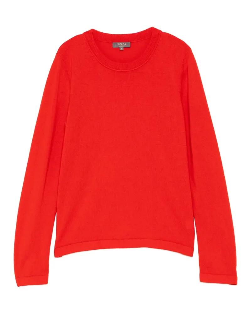 N.Peal Hallie Pullover mit rundem Ausschnitt - Rot Rot