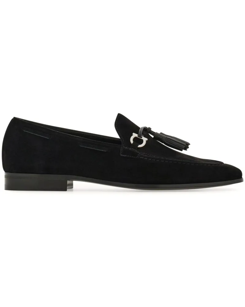 Ferragamo Loafer mit Quasten - Schwarz Schwarz
