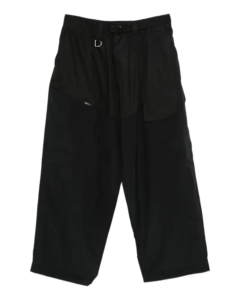 Y-3 zip-up trousers - Schwarz Schwarz