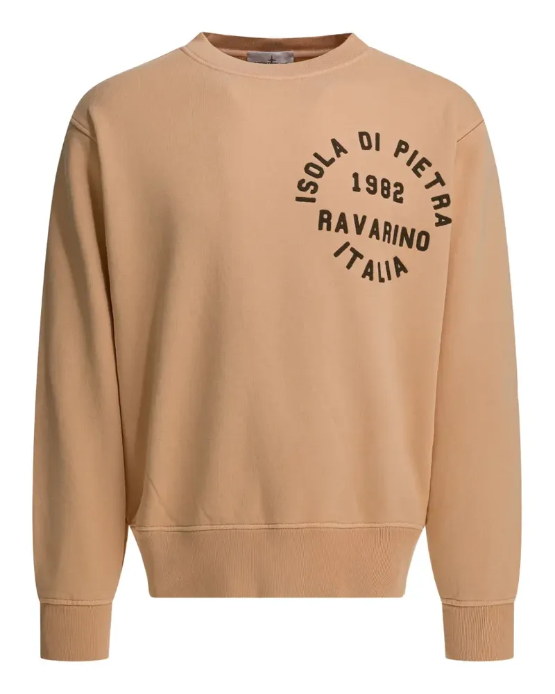 Stone Island Sweatshirt mit grafischem Print - Rosa Rosa