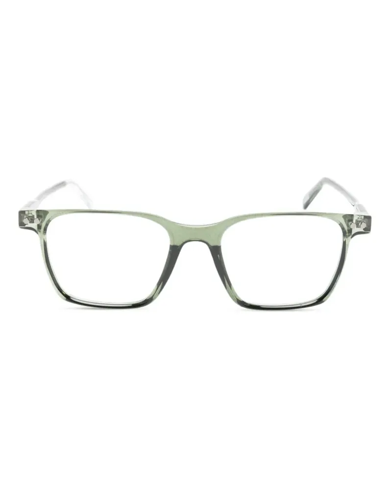 SNOB Milano Anteo Brille mit geometrischem Gestell - Grün Grün