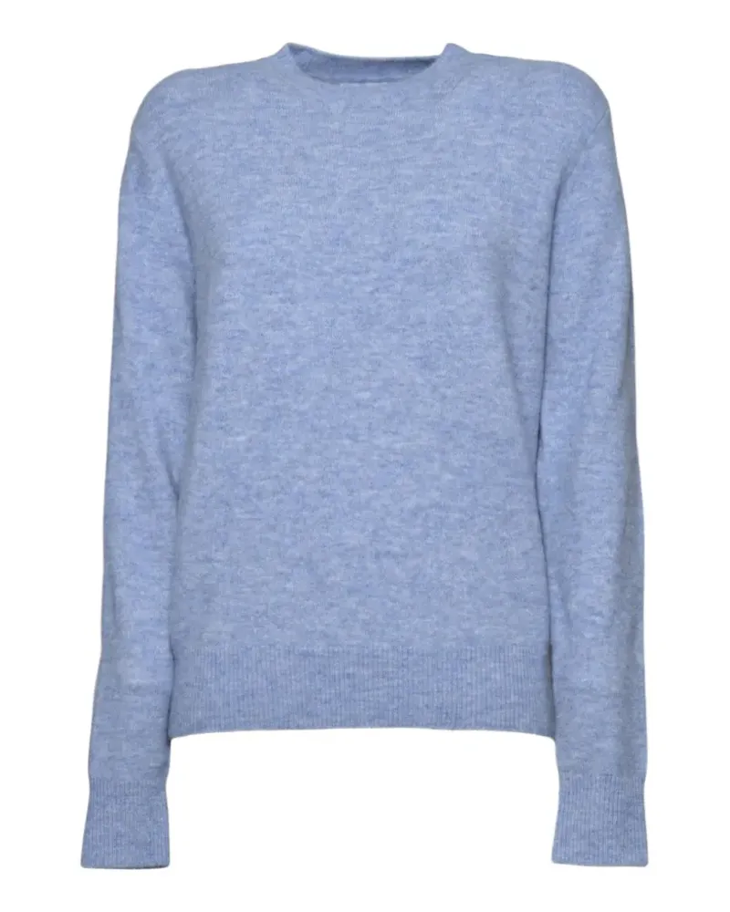 MC2 Saint Barth Gerippter Pullover mit Logo-Stickerei - Blau Blau