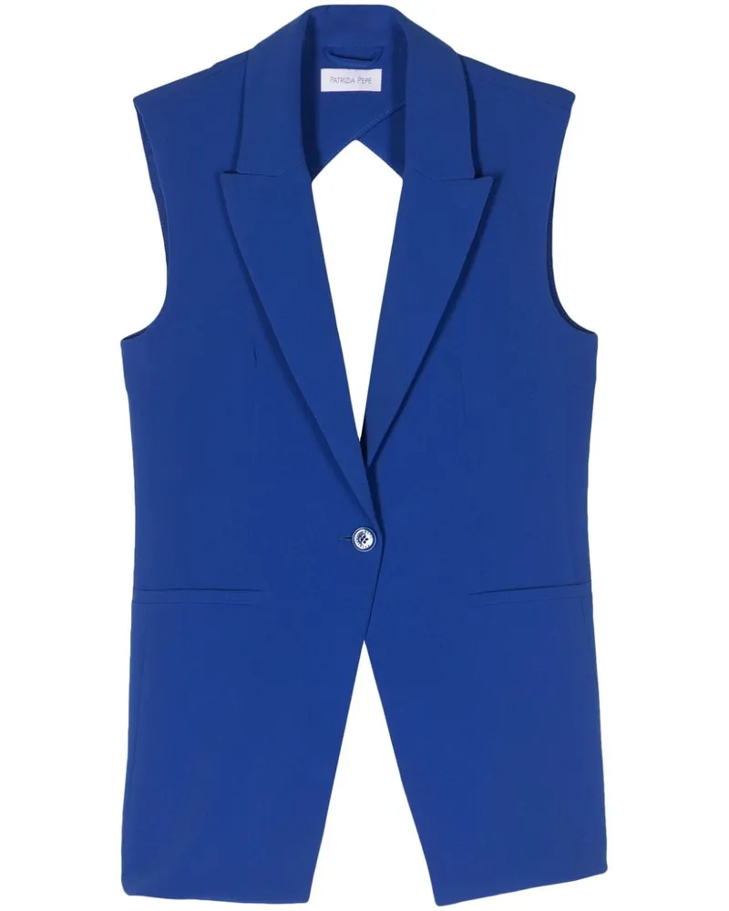 Patrizia Pepe Rückenfreies Top - Blau Blau
