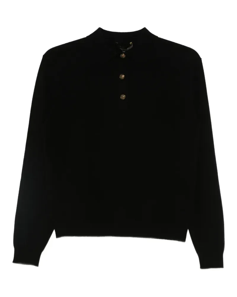 Loro Piana Classic polo - Schwarz Schwarz