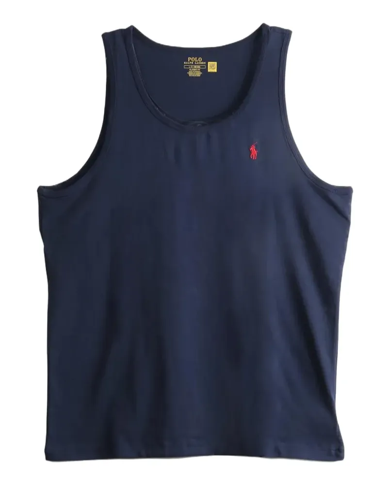 Ralph Lauren logo-embroidered vest - Blau Blau