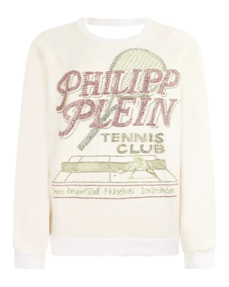 Philipp Plein Sweatshirt mit "Tennis Club"-Print - Weiß Weiß