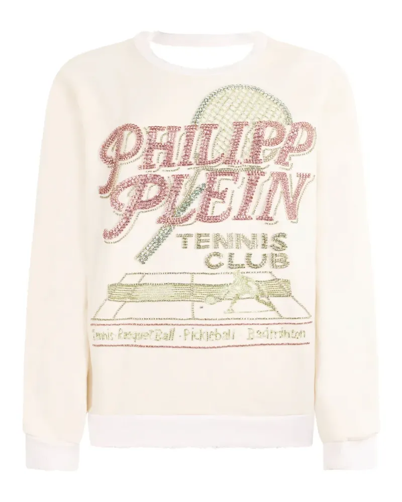 Philipp Plein Sweatshirt mit "Tennis Club"-Print - Weiß Weiß
