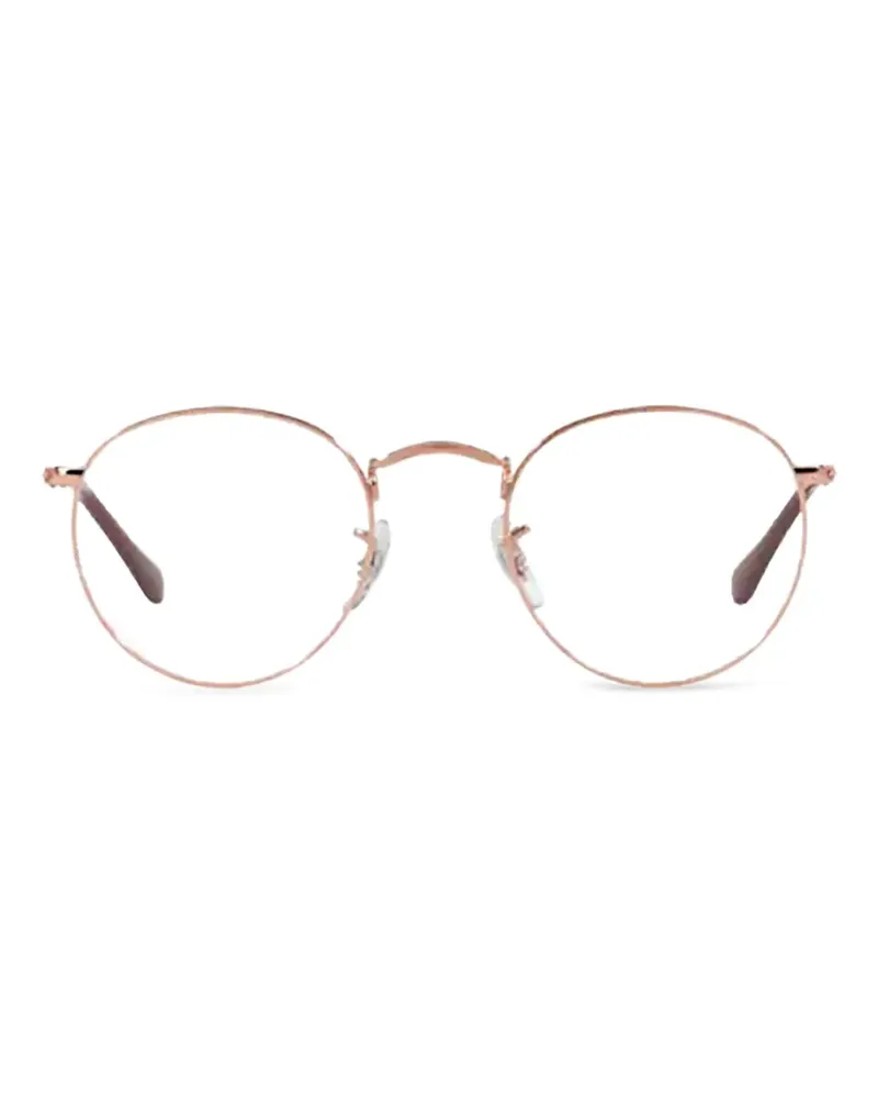 Ray Ban Brille mit rundem Gestell - Gold Gold