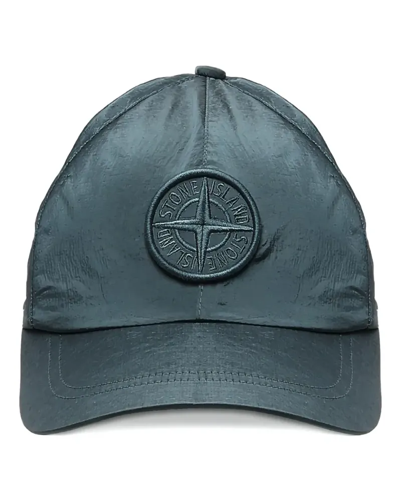 Stone Island Baseballkappe mit Logo-Patch - Blau Blau