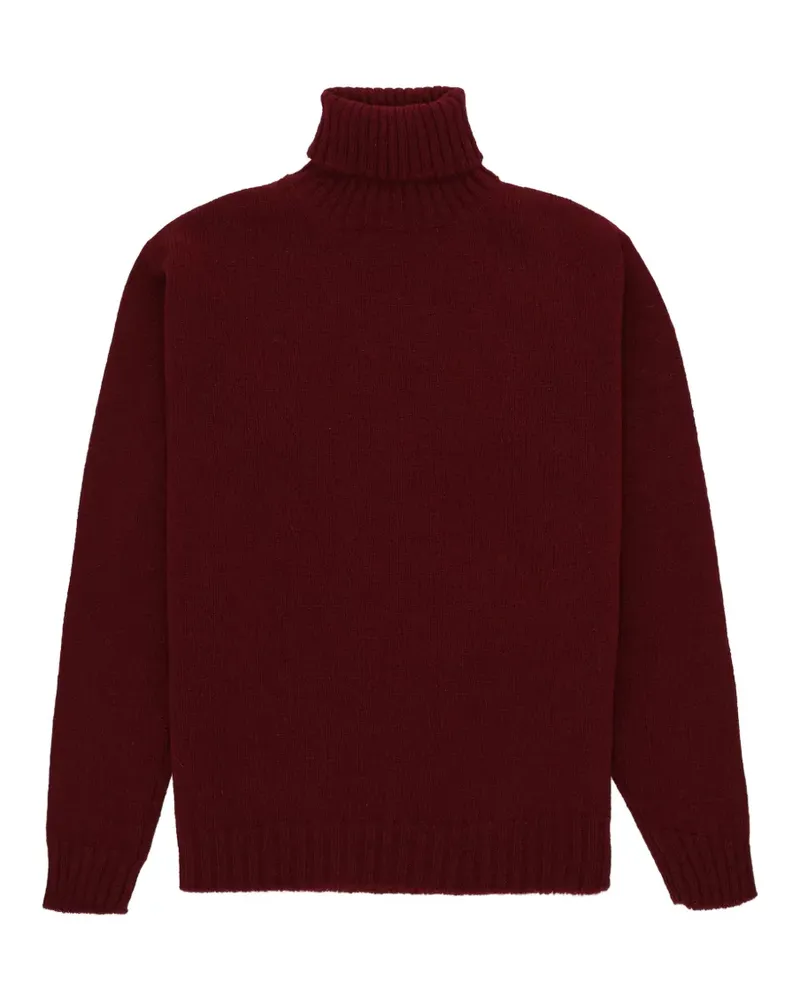 Fortela London ribbed-cuff turtleneck sweater - Rot Rot