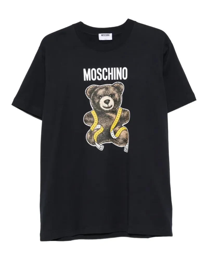 Moschino T-Shirt mit Teddy-Print - Blau Blau